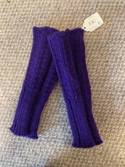 Shetland Wool Fingerless Mittens