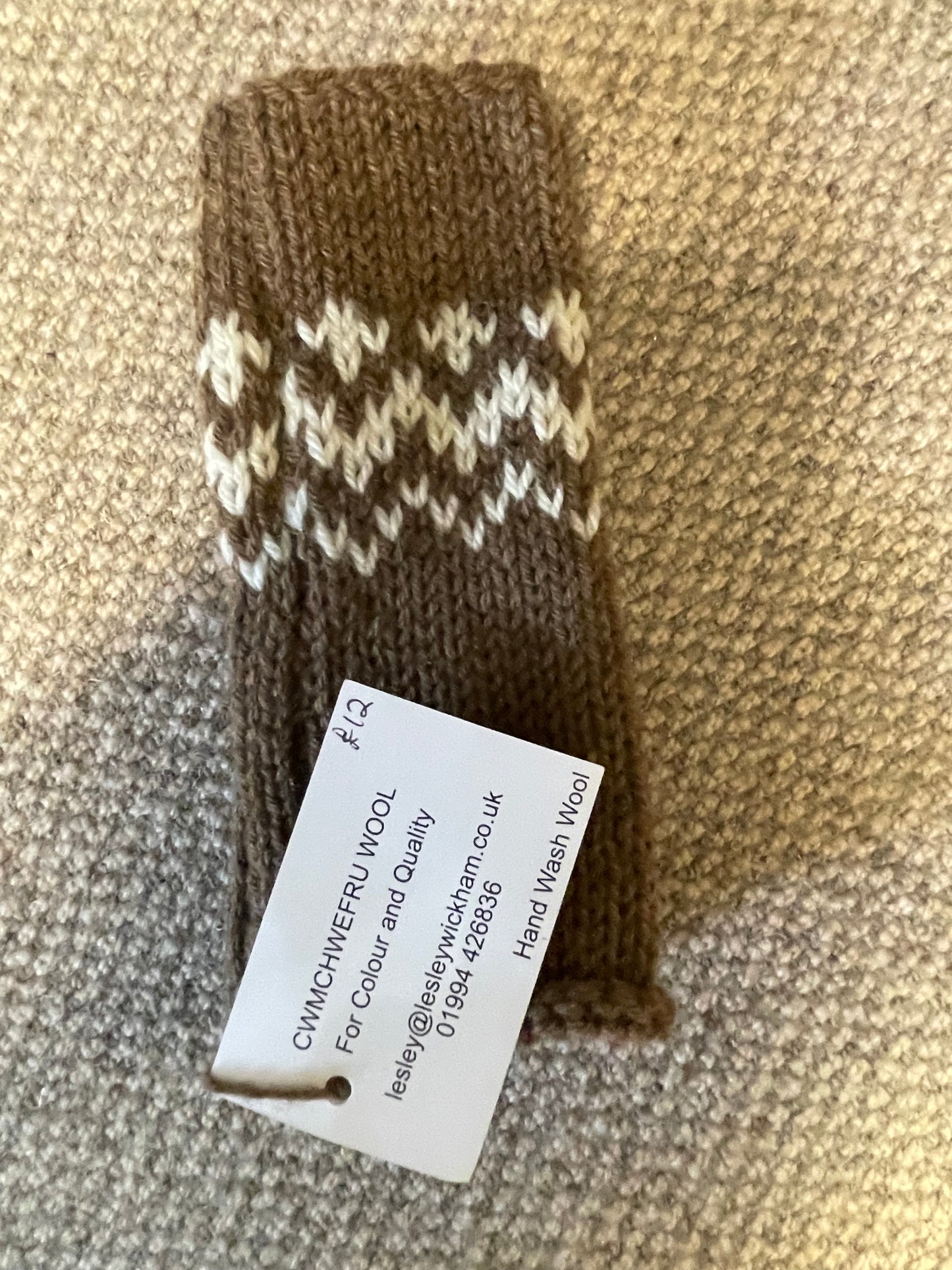 Shetland x Corriedale Fingerless Mittens