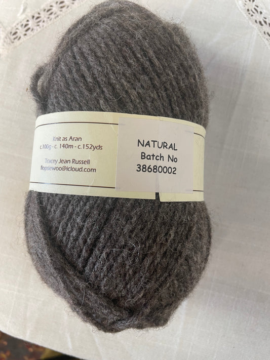 Curly Mob Flock 100g 140m Natural Wool