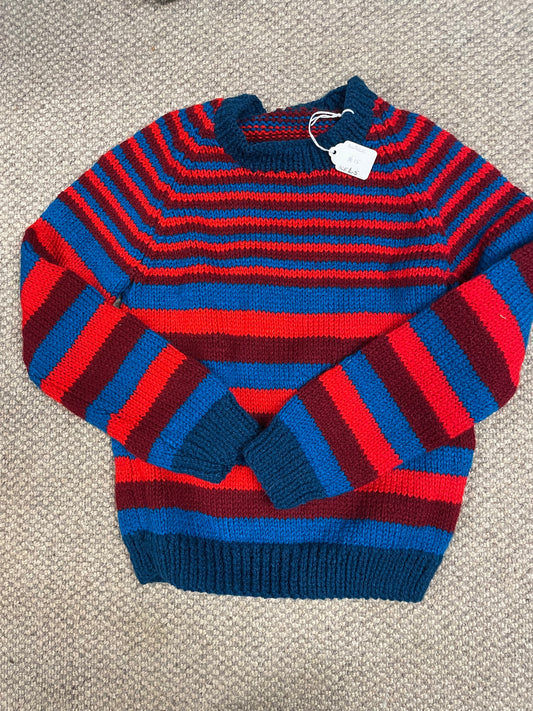 Red and Blue  coloured  Children’s Cardigan 4 -5 years