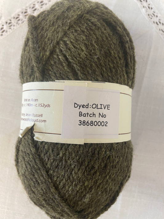 Curly Mob Flock 100g 140m Olive Wool