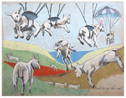 Clever Sheep A3 Print