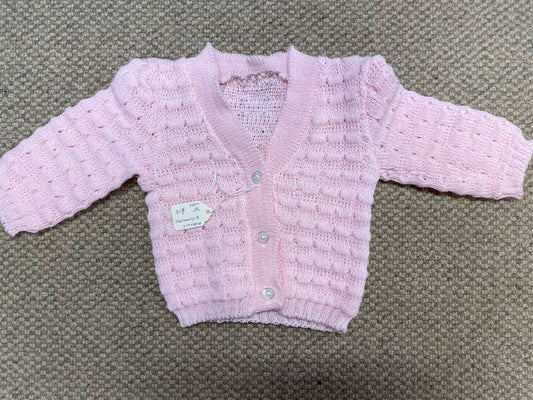 Pink  coloured babies Cardigan 6-12 months