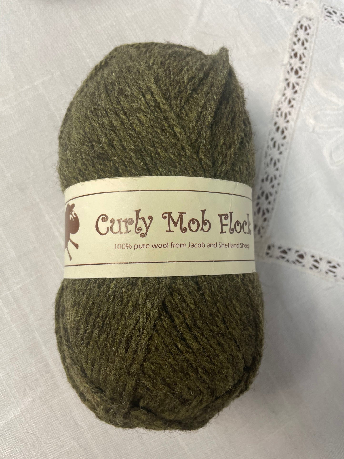 Curly Mob Flock 100g 140m Slate Grey Wool