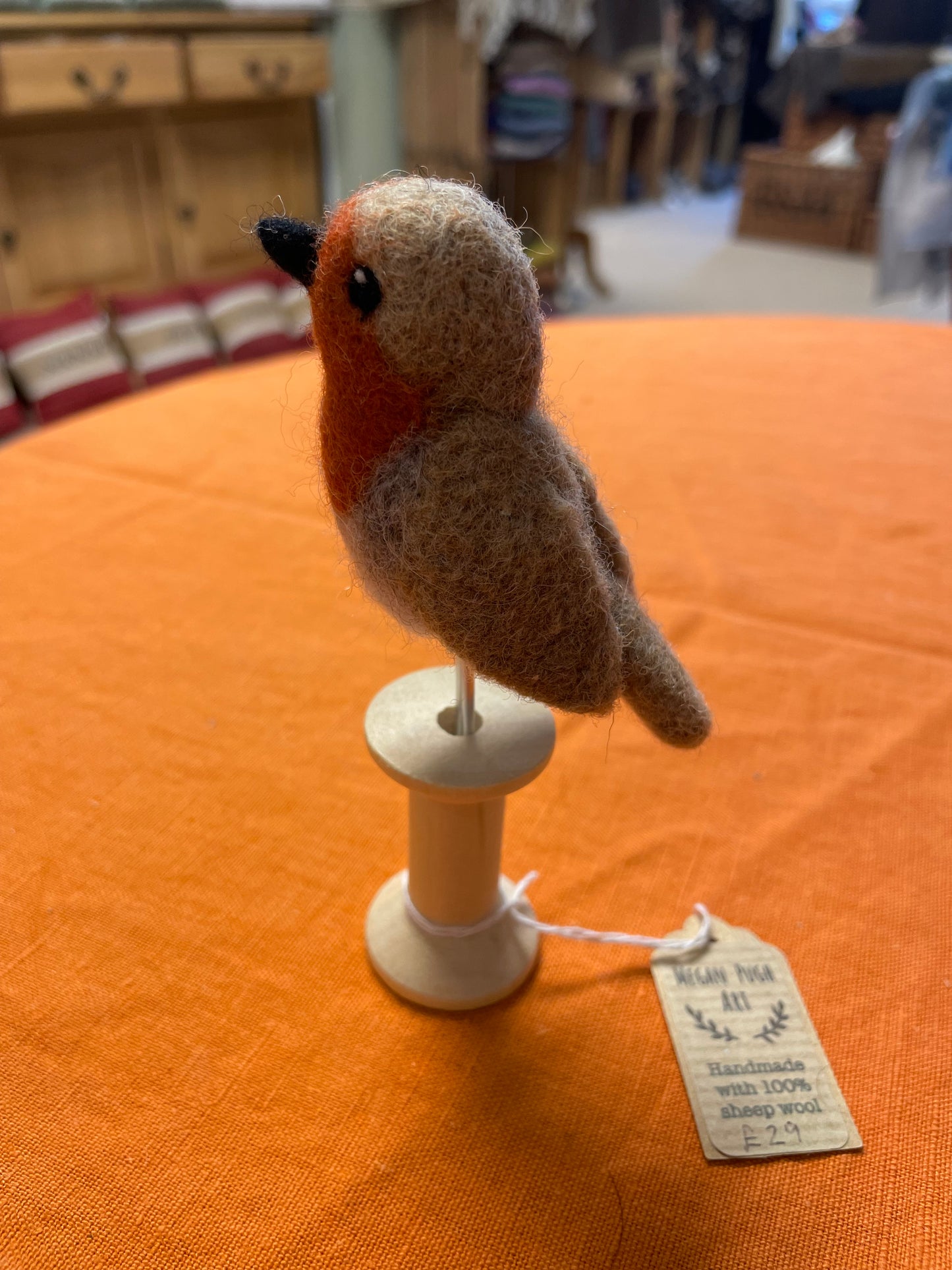 Needle Felted Robin Red Breast