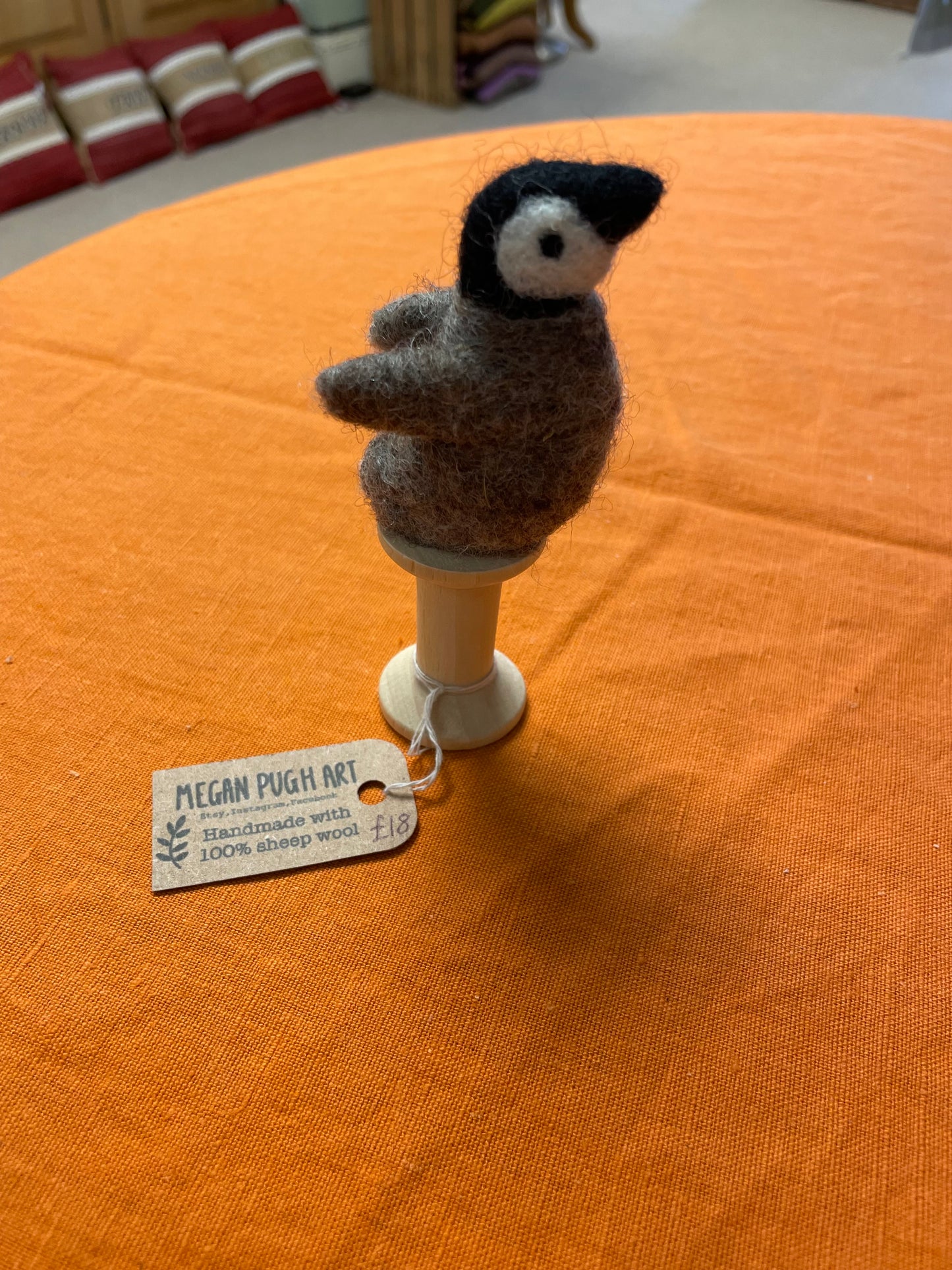 Needle Felted Baby Puffin