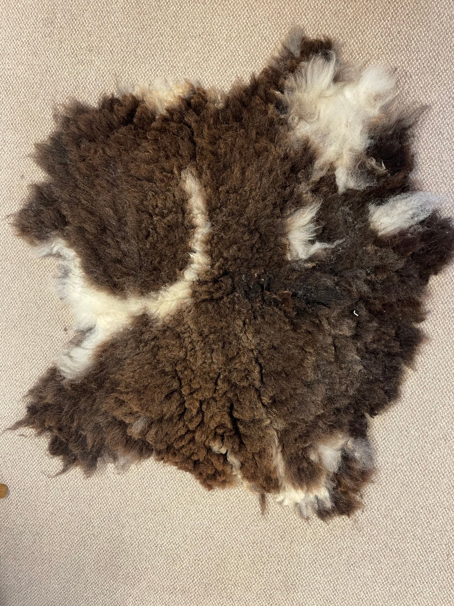 Jacob Fleece felted back Rug
