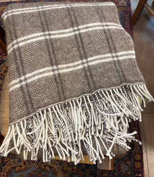 Woven wool blanket Tartan