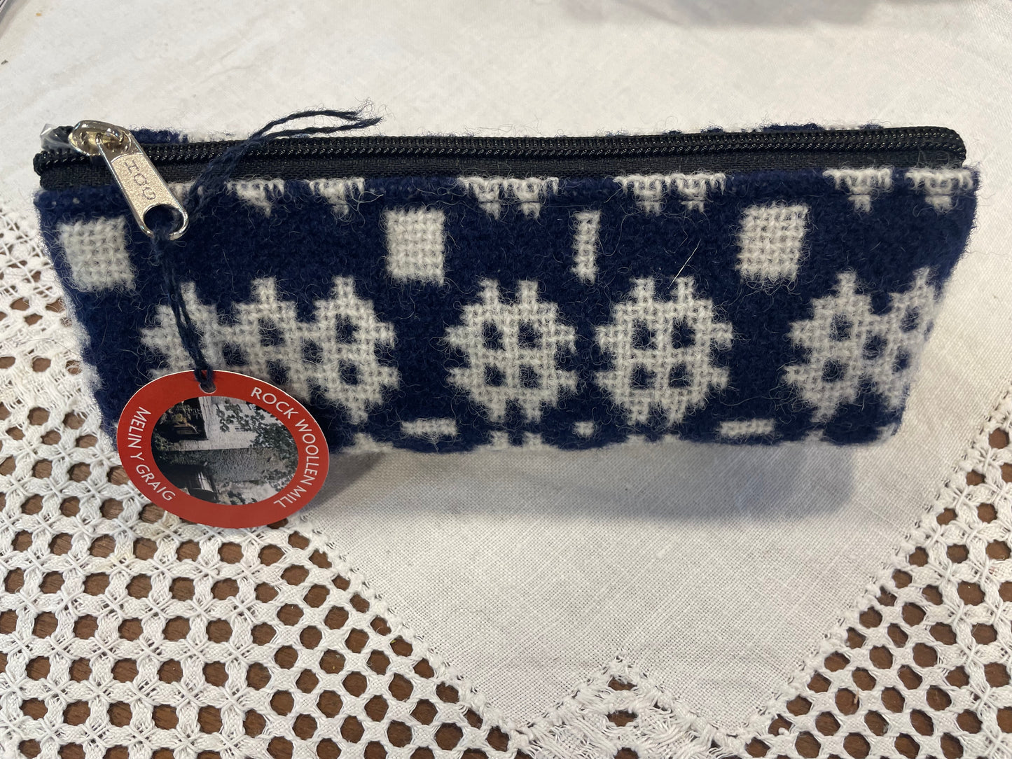 Caernarfon Portcullis Tapestry Pencil Case Glas