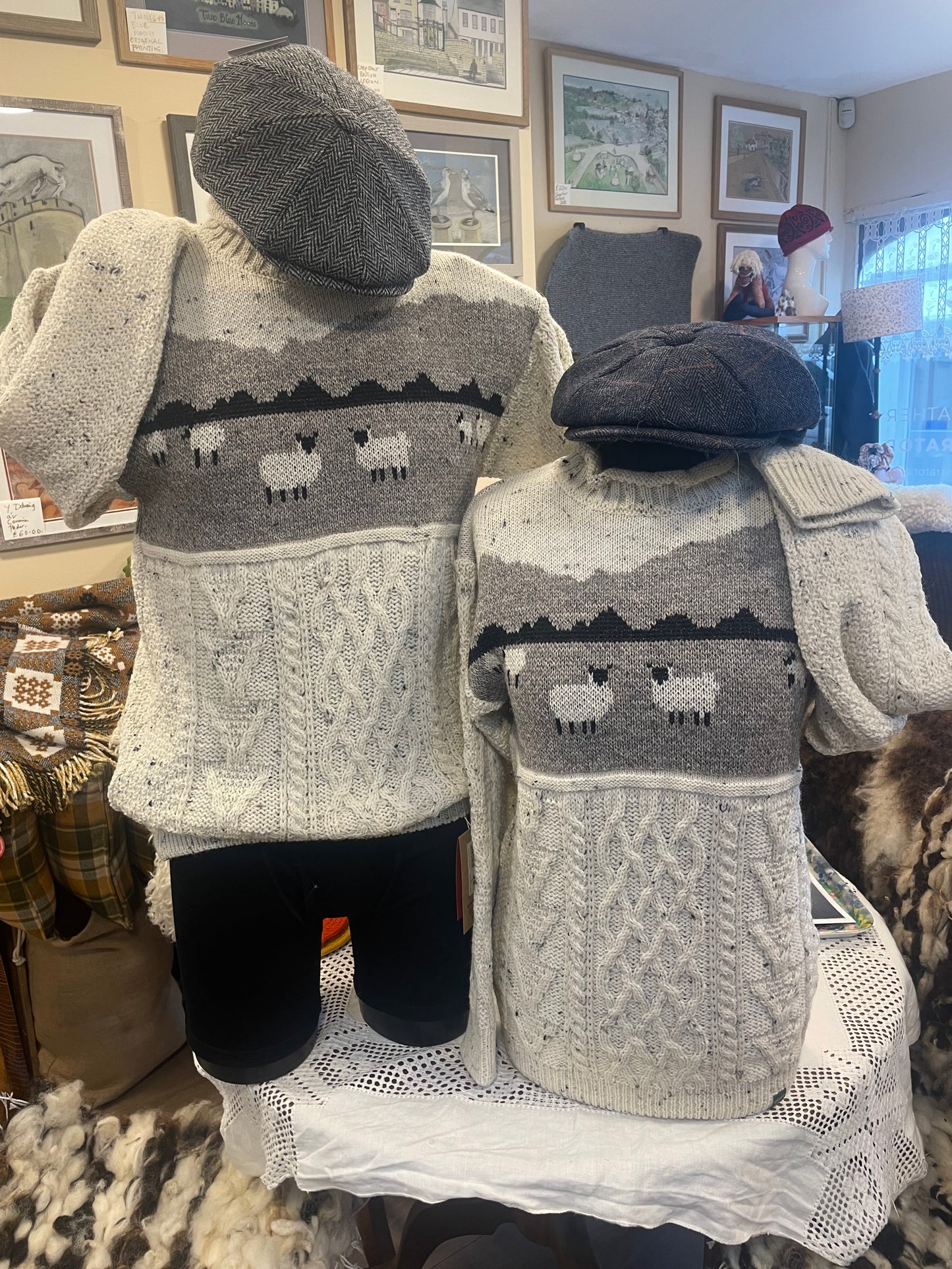 Dales British Wool Aran Sheep Jumper