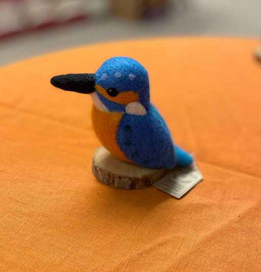 Needle Felted Kingfisher