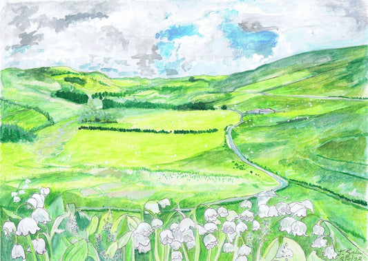 Lily of the Llangurig Valley A3 Print