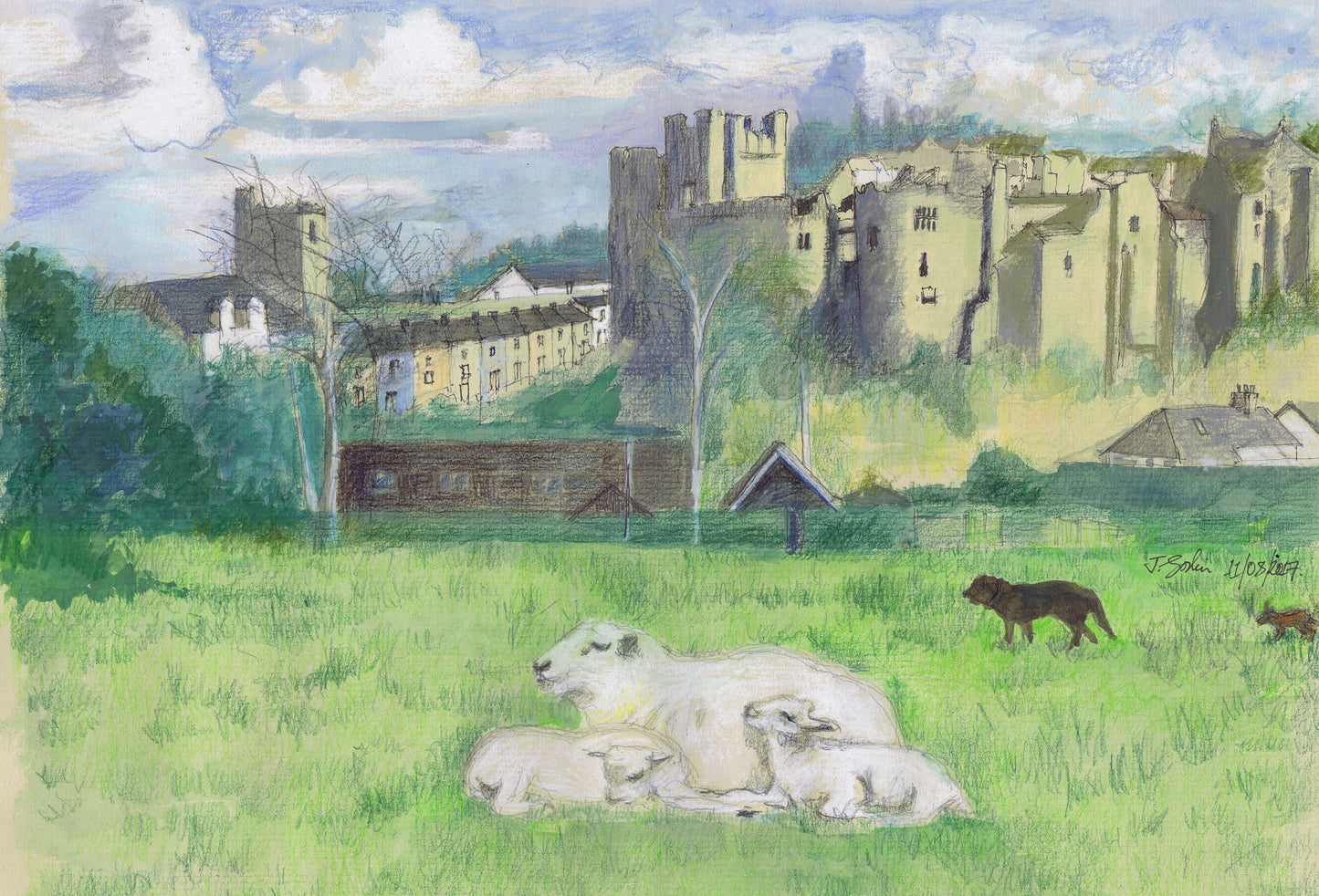 Chepstow Castle and Castle Terrace