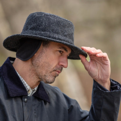 Harris Tweed Berkeley Fedora Hat