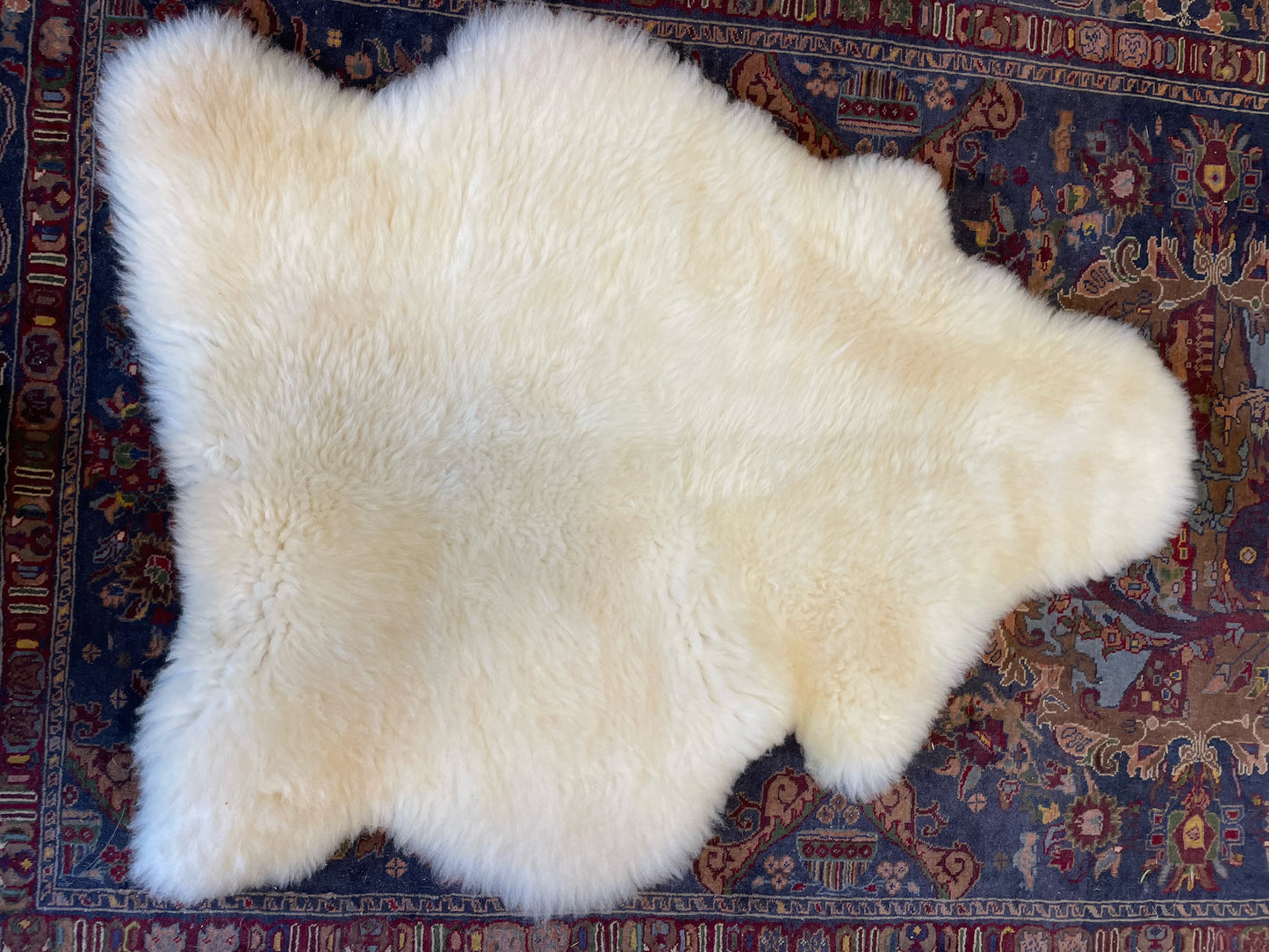 Fairlop Natural Cream British Sheepskin Rug