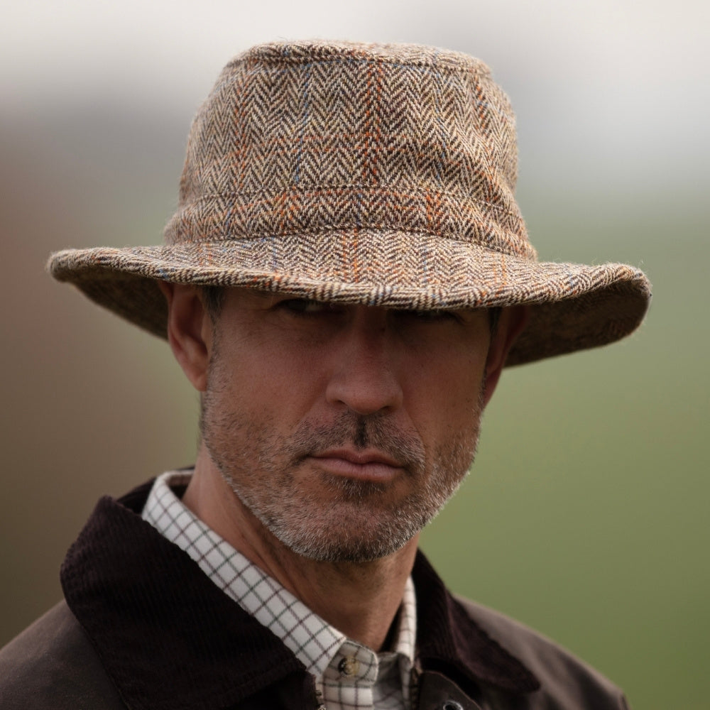 Harris Tweed Berkeley Fedora Hat