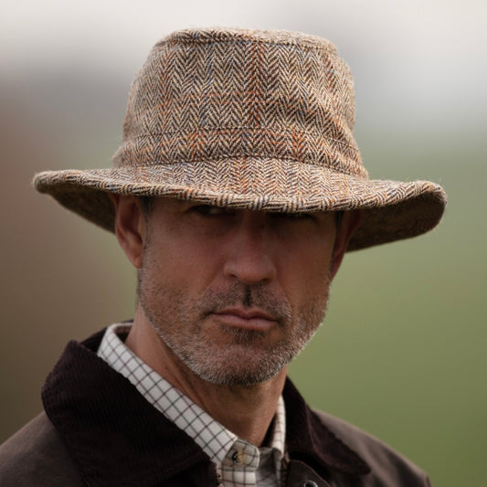 Harris Tweed Berkeley Fedora Hat