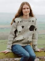 Martha British Wool Sheep Cropped Jumper