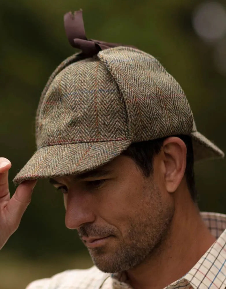 Harris Tweed Watson Deerstalker Hat
