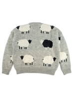 Martha British Wool Sheep Cropped Jumper