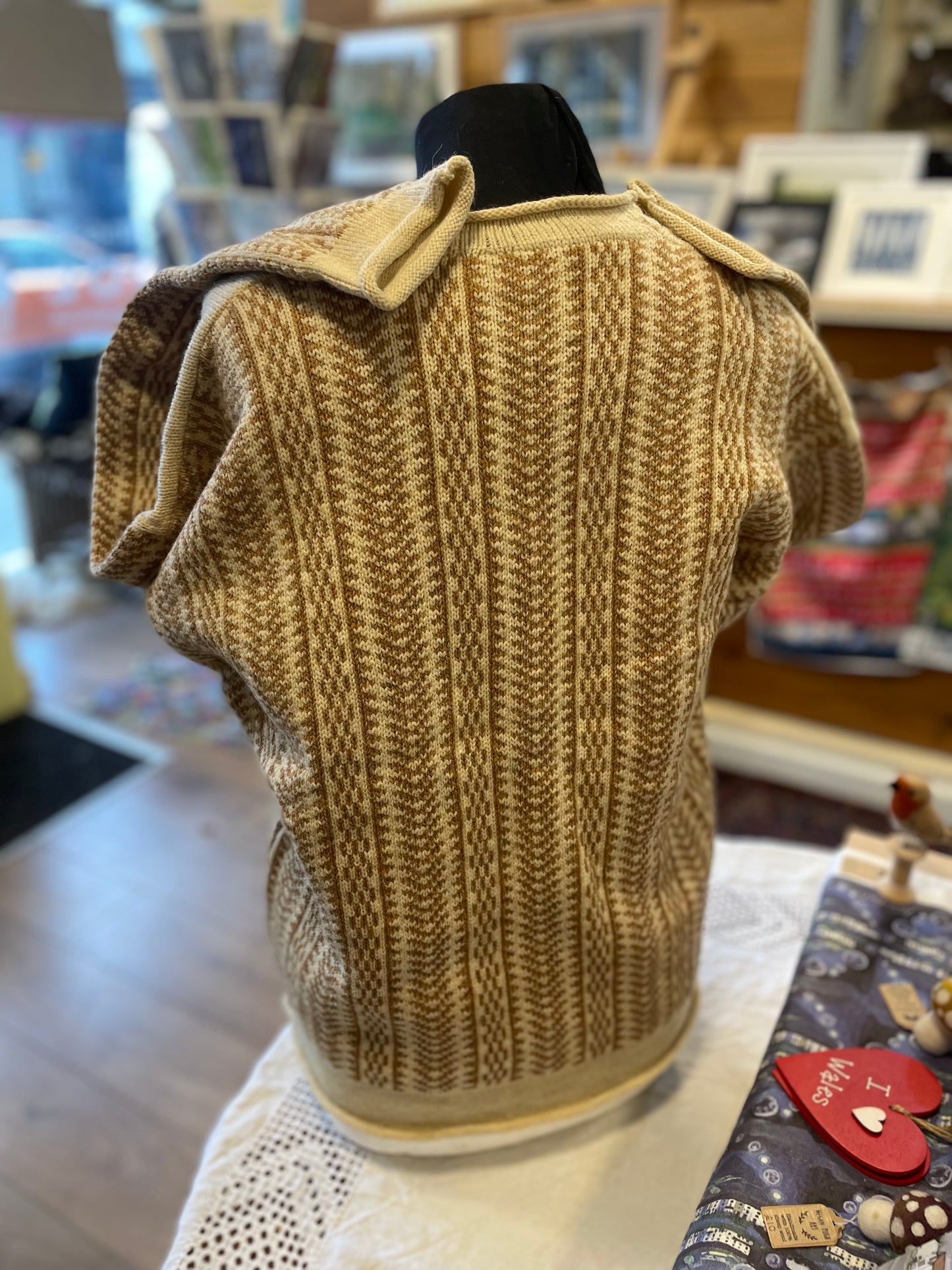 Cwmchwefru designed Shetland  wool jumper