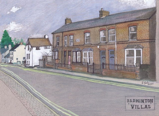 Badminton Villas Chepstow A5 Blank Greeting Card