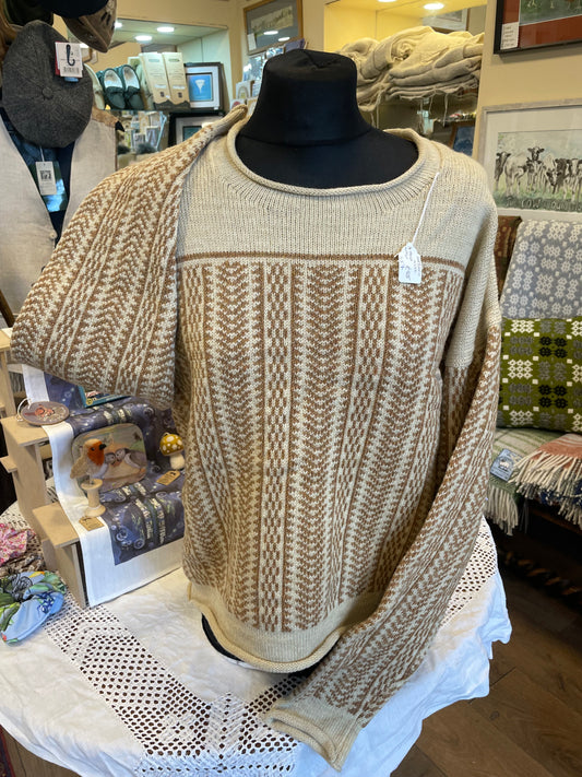 Cwmchwefru designed Shetland  wool jumper