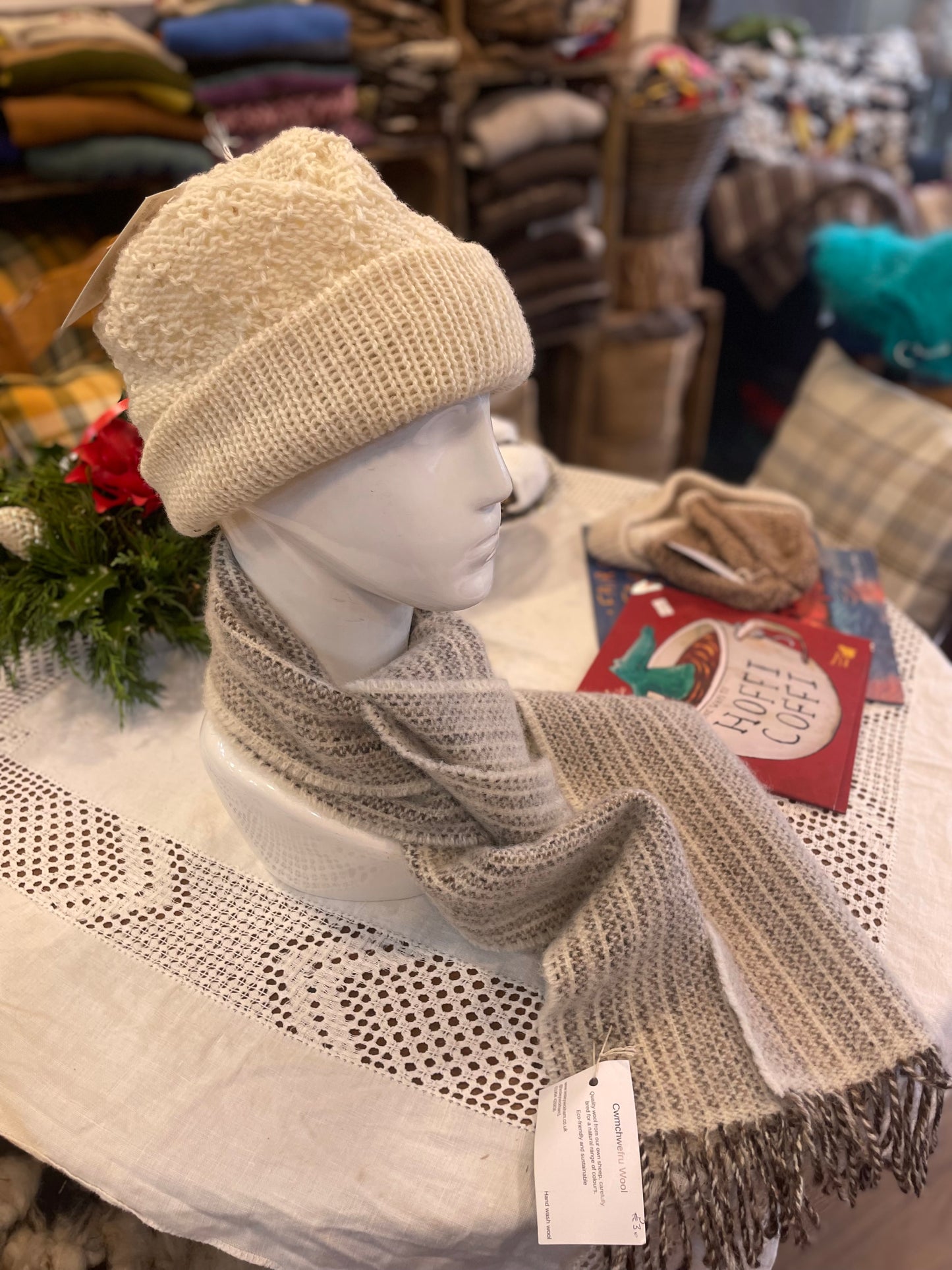 Cream  Woollen  Hat