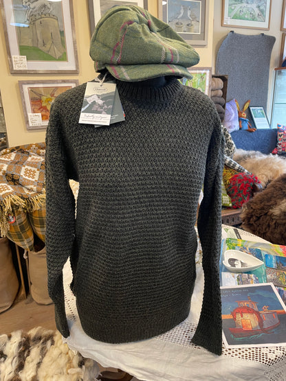 Honeycomb Knit British Wool Jumper