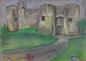 Chepstow Castle A5 Blank Greeting Card